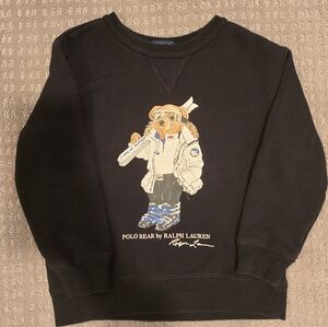 Polo Ralph Lauren Bear Ski Sweatshirt Size 5 Kids Iconic Polo Bear